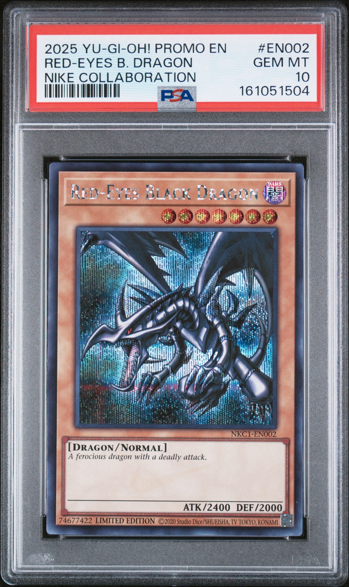 PSA10】真紅眼の黒竜 SE [NKC1-EN002](遊戯王 x ナイキ エアーマックス