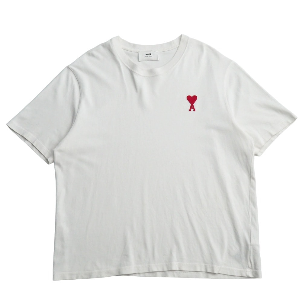 ami alexandre mattiussi アミアレクサンドルマテュッシ AMI DE COEUR T SHIRT 半袖Tシャツ サイズM ハート刺繍 ブランド古着【中古】20260603/RA9627