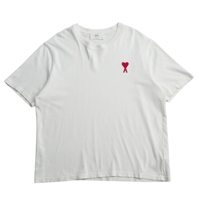 ami alexandre mattiussi アミアレクサンドルマテュッシ AMI DE COEUR T SHIRT 半袖Tシャツ サイズM ハート刺繍 ブランド古着【中古】20260603/RA9627