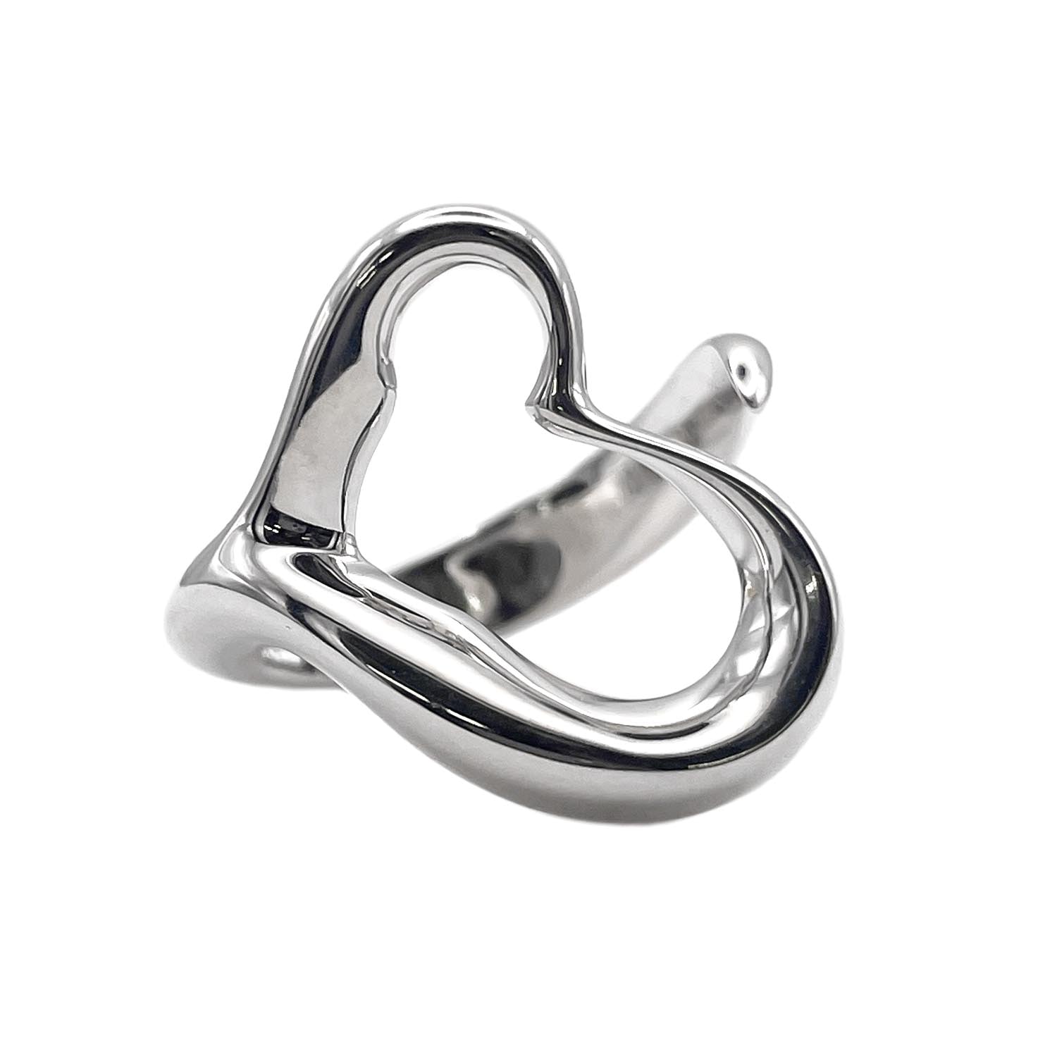 TIFFANY&Co. ティファニー オープンハート リング・指輪
 SV925 11号 シルバー 新品仕上済 レディース
 【中古】