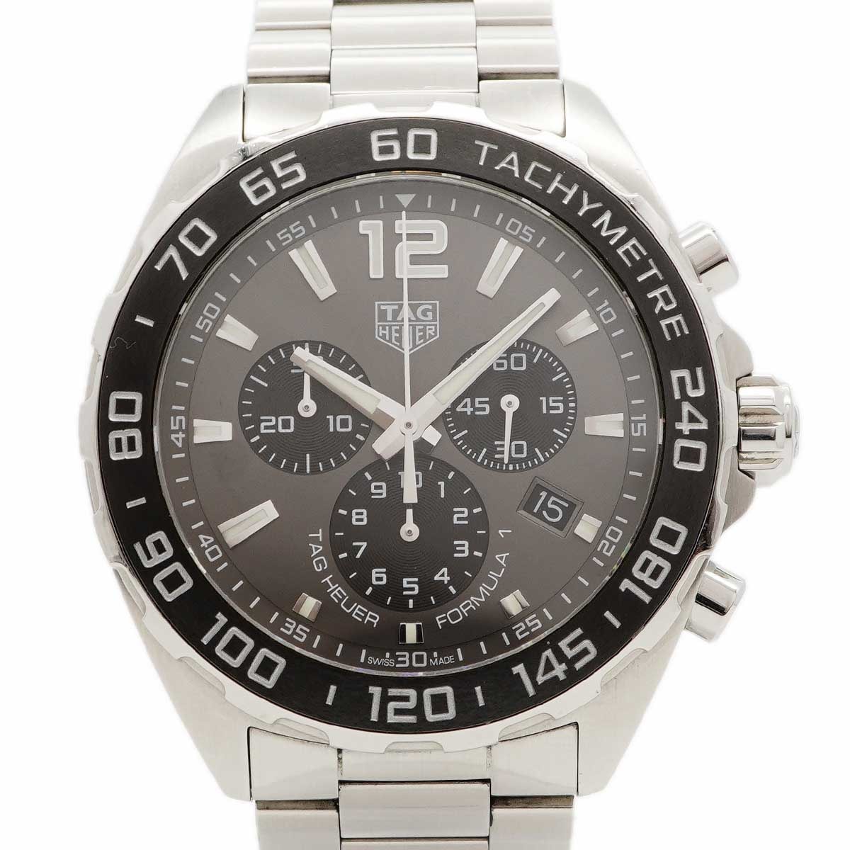 【6wdc0236】タグホイヤー フォーミュラ1 CAZ1011 グレー文字盤【中古】腕時計 メンズ