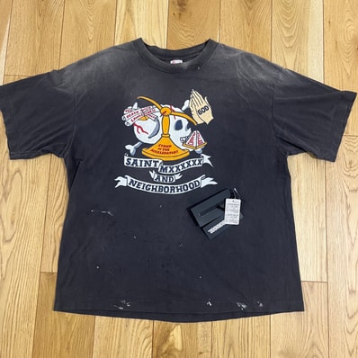 SAINT Mxxxxxx x NEIGHBORHOOD SS Tee STHD.PRAY "Black" SM-HR8-0000-C68 / 25119SMN-CSM01S