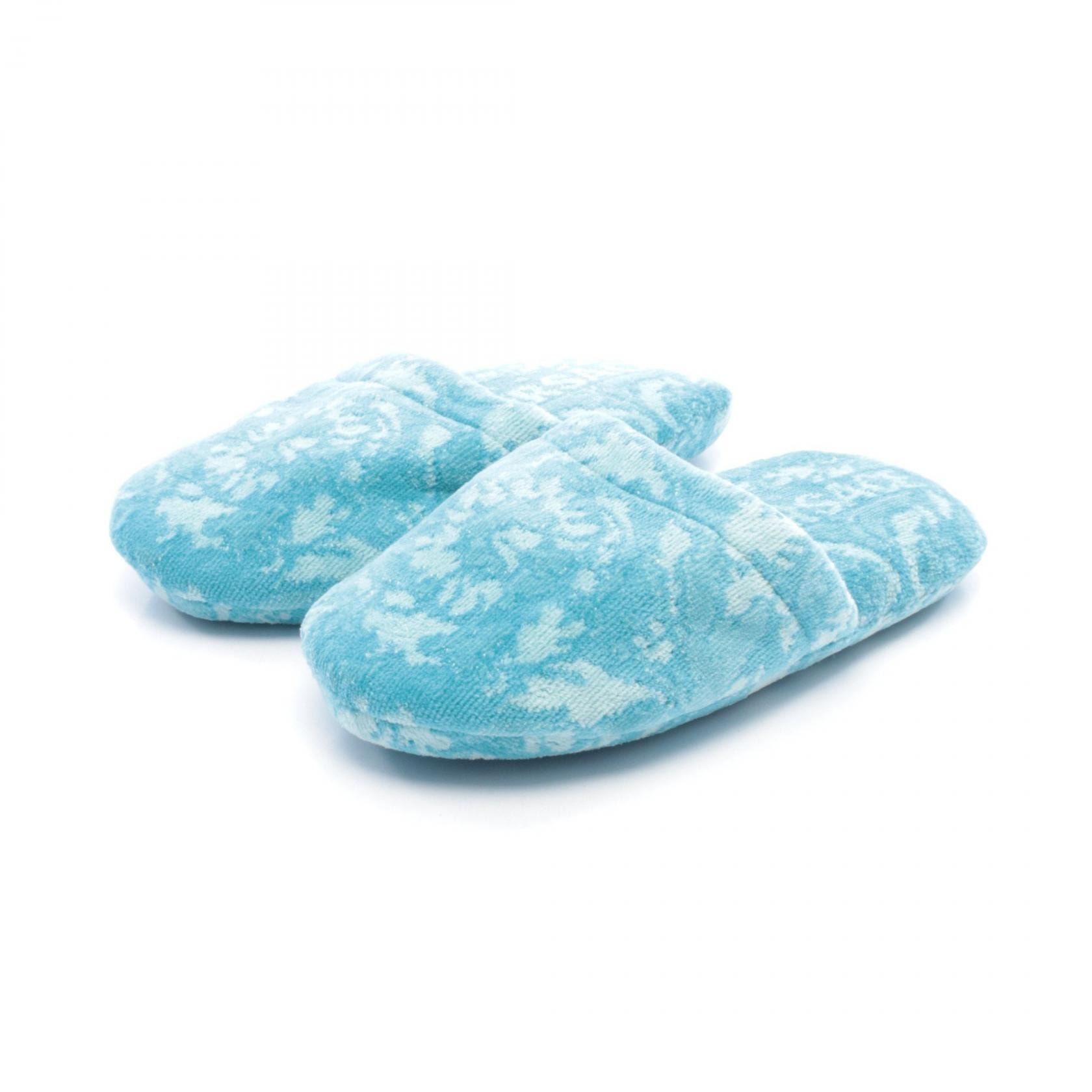 ヴェルサーチ VERSACE BATH SLIPPERS BAROCCO バロッコ サンダル 靴 コットン / カシミヤ レディース ブルー系 ZSLB000091A08851 2VD 【新品】