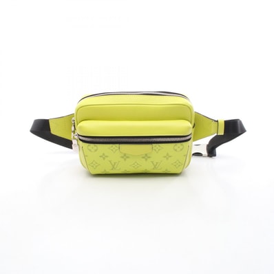 ルイ・ヴィトン LOUIS VUITTON バムバッグ アウトドア ウエストバッグ ボディバッグ バッグ PVCコーティングキャンバス タイガラマ ジョーヌ メンズ グリーン系 M30251 【中古】