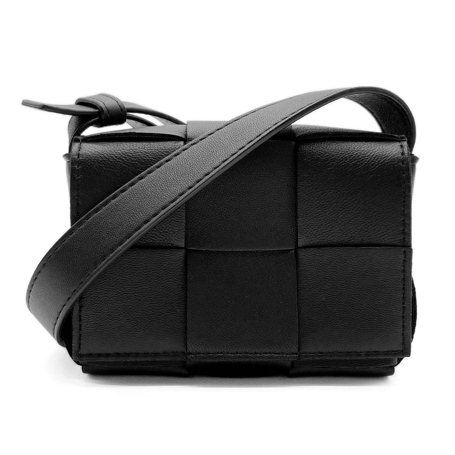 BOTTEGAVENETA ボッテガヴェネタ キャンディ カセット マキシイントレチャート ショルダーバッグ
レザー ブラック レディース
【中古】