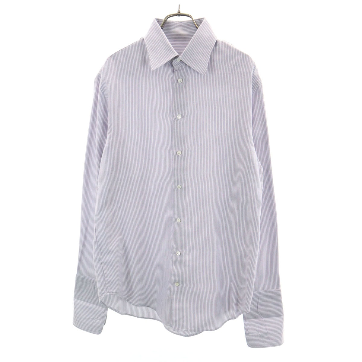 ARMANI COLLEZIONI アルマーニコレッツォーニ 長袖 コットンシャツ 40 ホワイト系