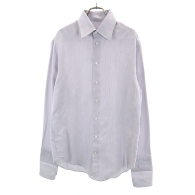 ARMANI COLLEZIONI アルマーニコレッツォーニ 長袖 コットンシャツ 40 ホワイト系