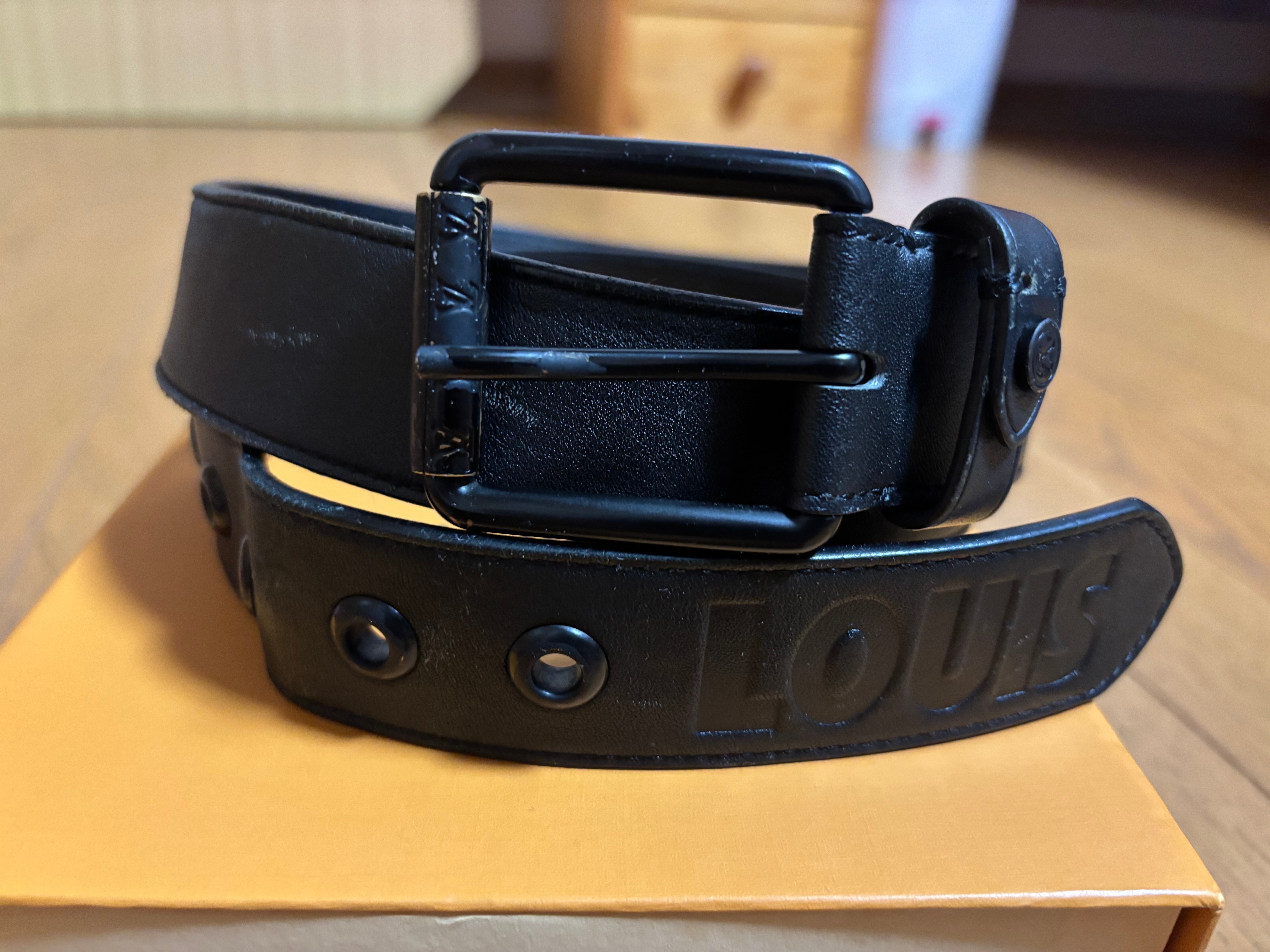 Needles SQUARE BUCKLE BELT - PAPILLON PVC 