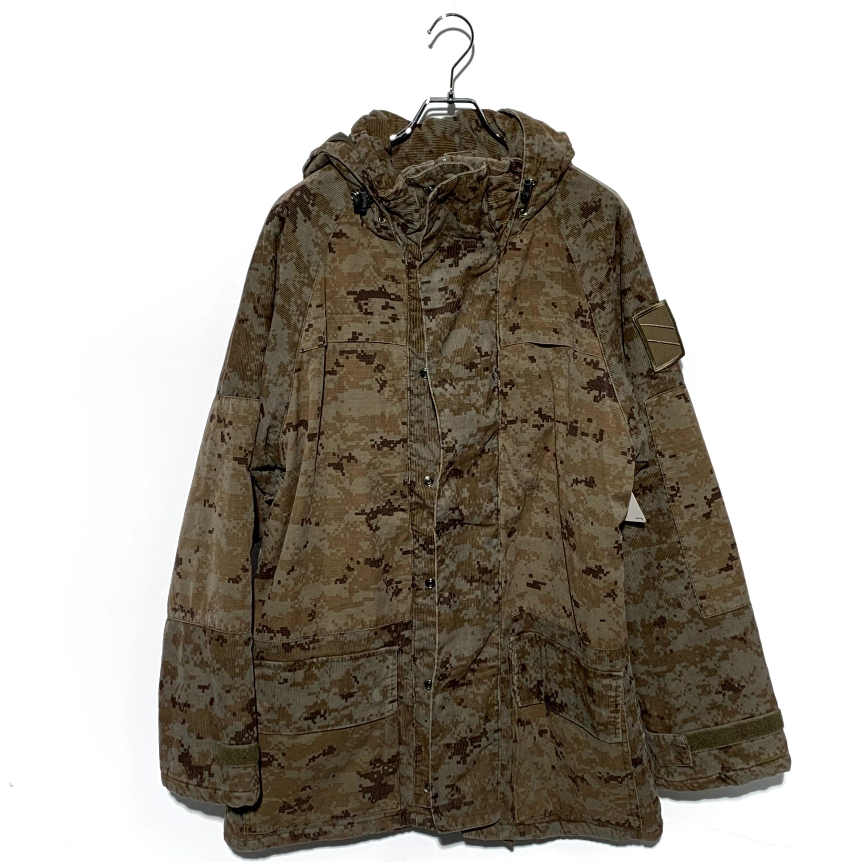STUSSY DIGITAL CAMO MILITARY JACKET Brown
