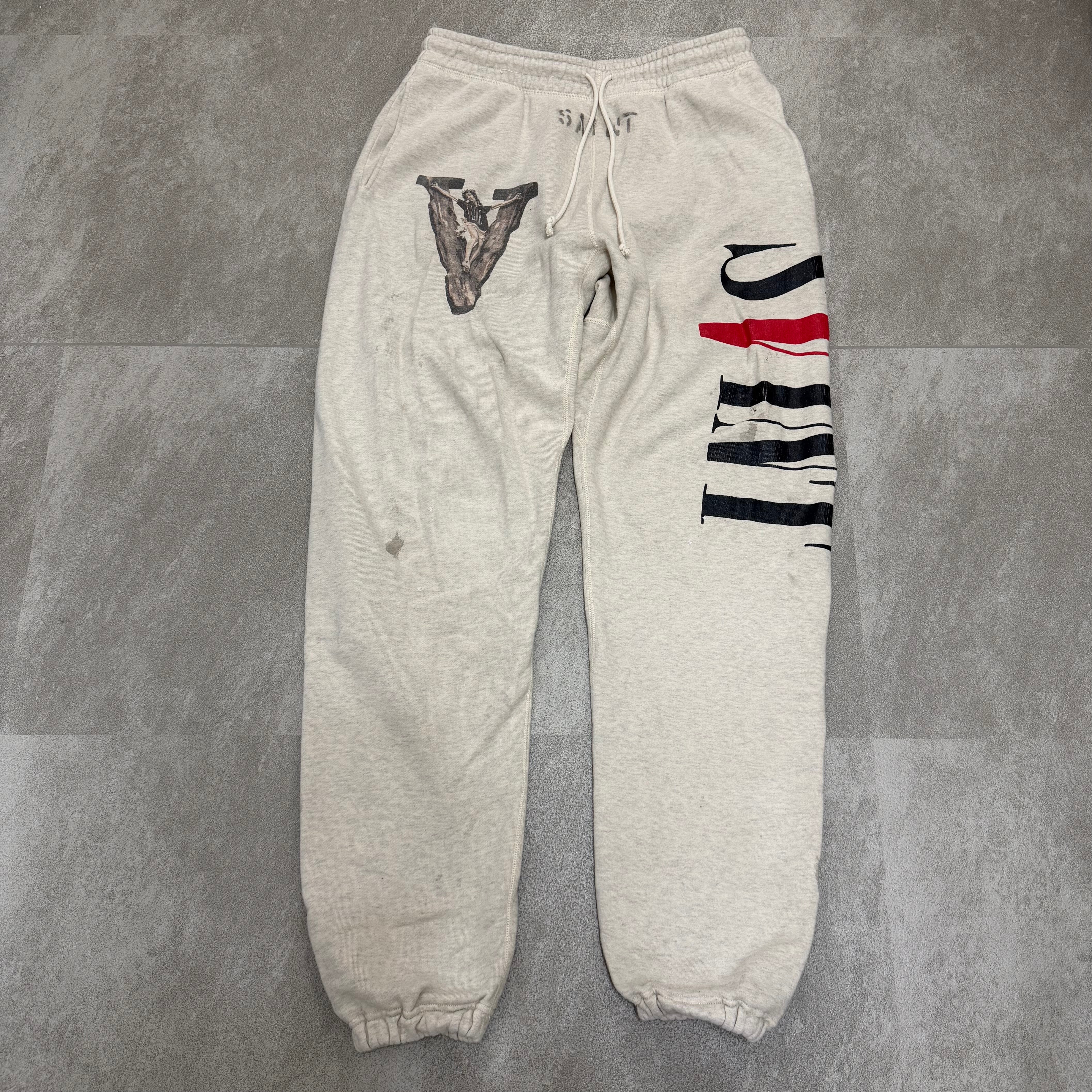 SAINT Mxxxxxx 22SS VLONE SWEAT PANTS "Grey"