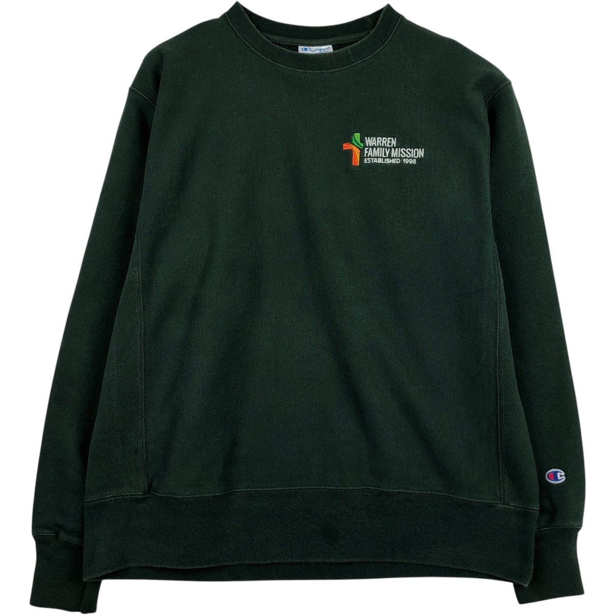 古着 チャンピオン Champion REVERSE WEAVE リバースウィーブ アドバタイジング スウェットシャツ トレーナー メンズL相当/eaa633099