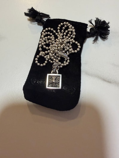Chrome Hearts Framed CH Plus Charm "Silver"