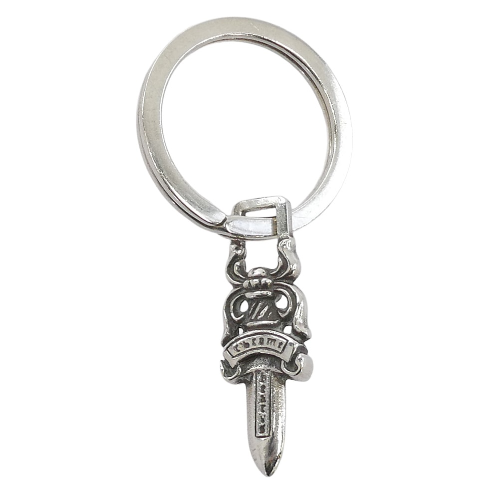 CHROME HEARTS クロムハーツ(原本無) その他アクセサリー RNG&No5 DGGR #5ダガー キーリング キーホルダー シルバー系【中古】