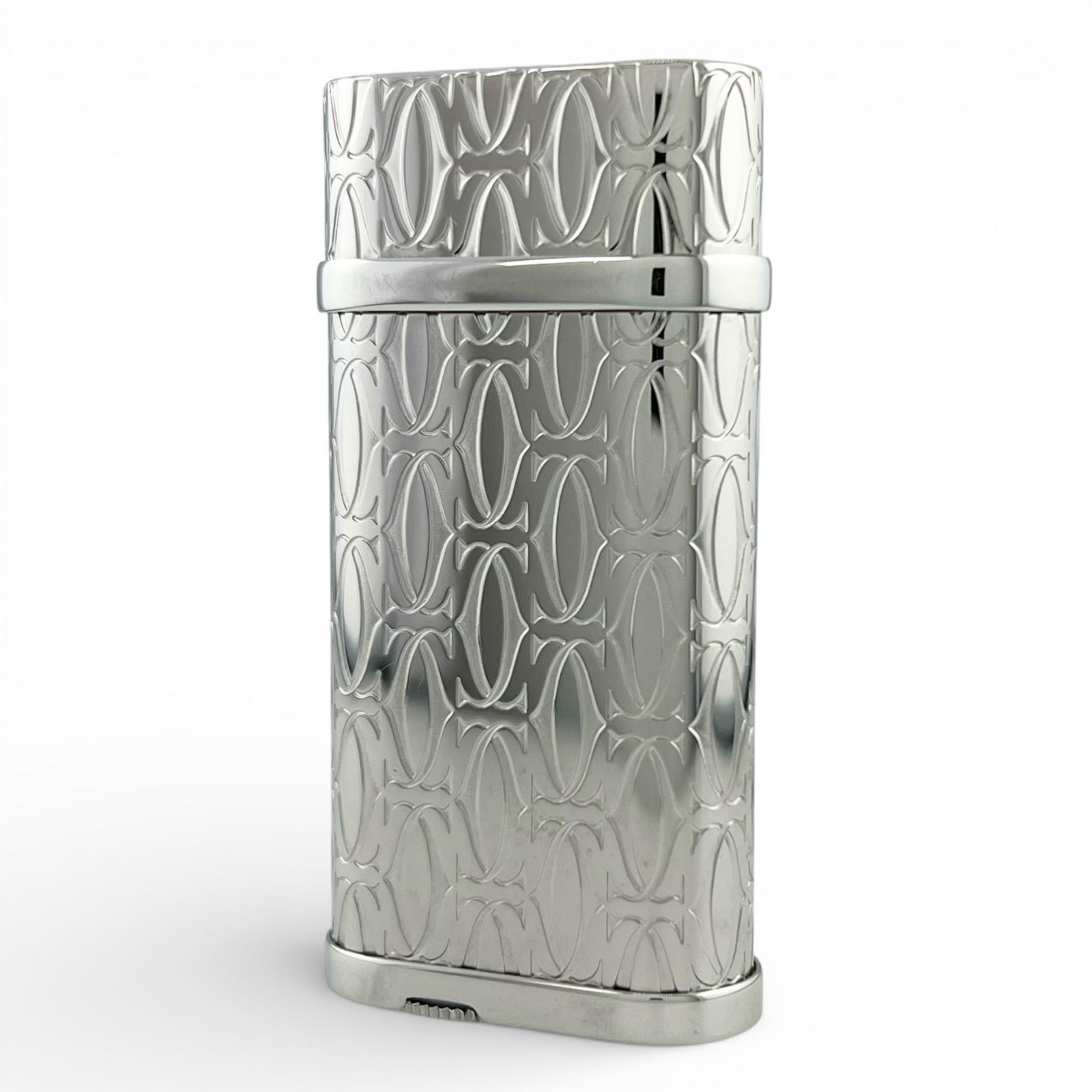 美品 カルティエ ライター ハッピーバースデー メタルシルバー メンズ