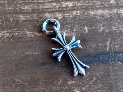Chrome Hearts Tiny CH Cross Charm "Silver"