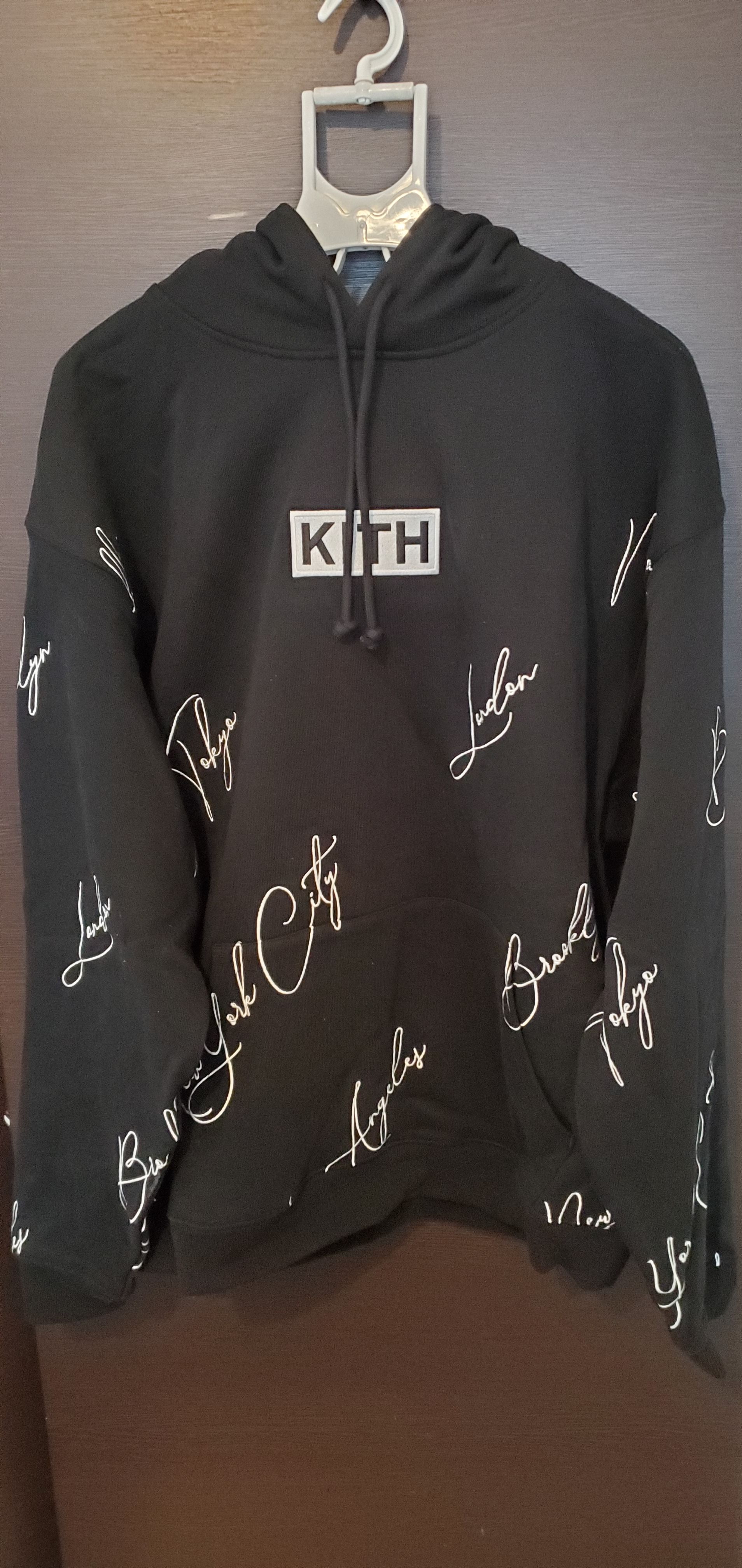 Kith City Script Hoodie "Black"