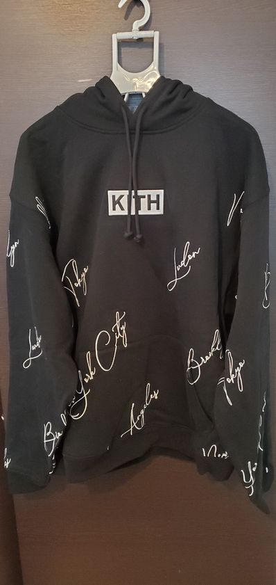 Kith City Script Hoodie "Black"