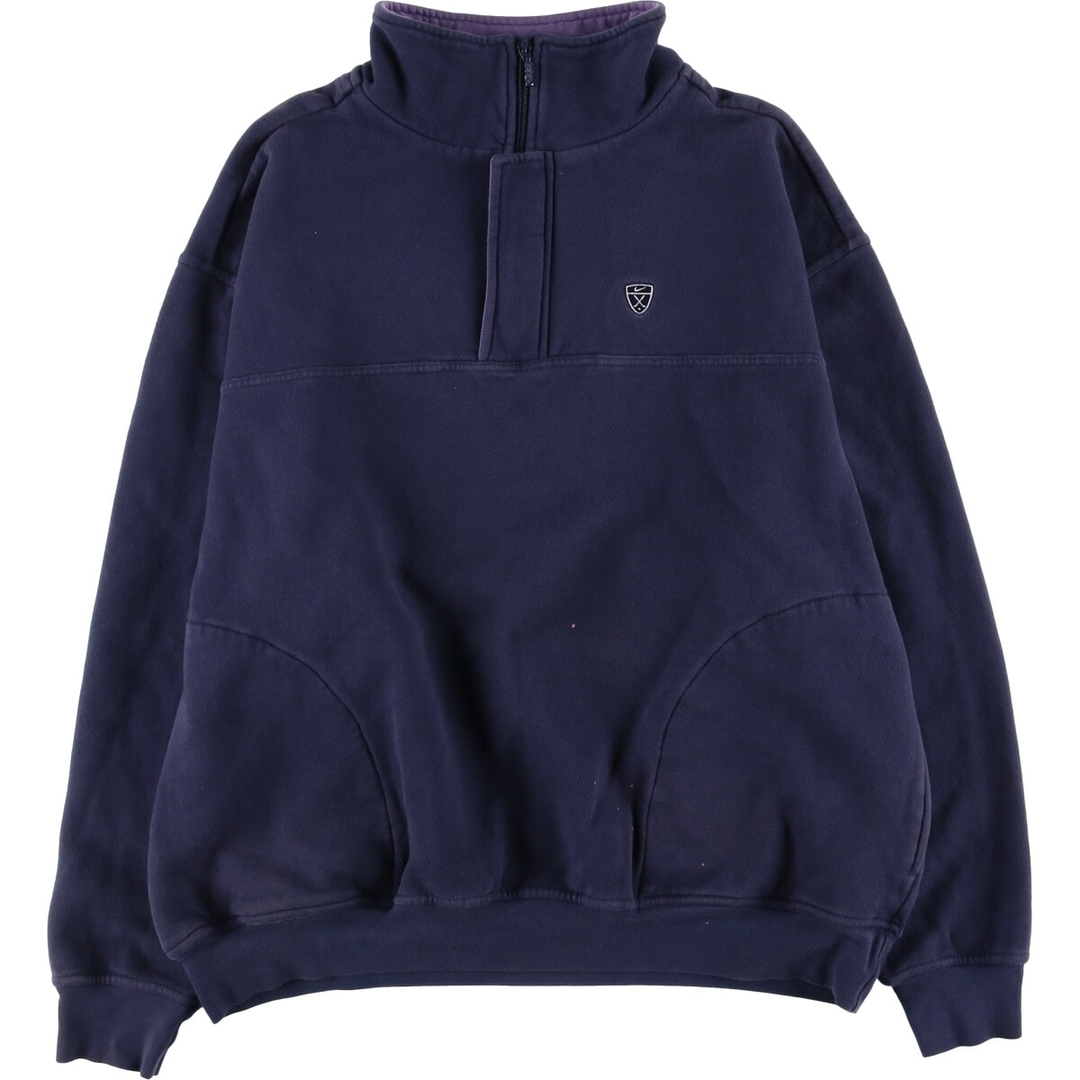 古着 00年代 ナイキ NIKE GOLF ゴルフ ハーフジップスウェットシャツ トレーナー メンズXL相当/eaa587538