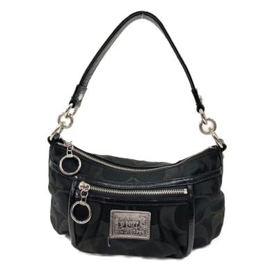 〇〇COACH コーチ バッグ ワンショルダーバッグ ポピー シグネチャー 14562 ブラック