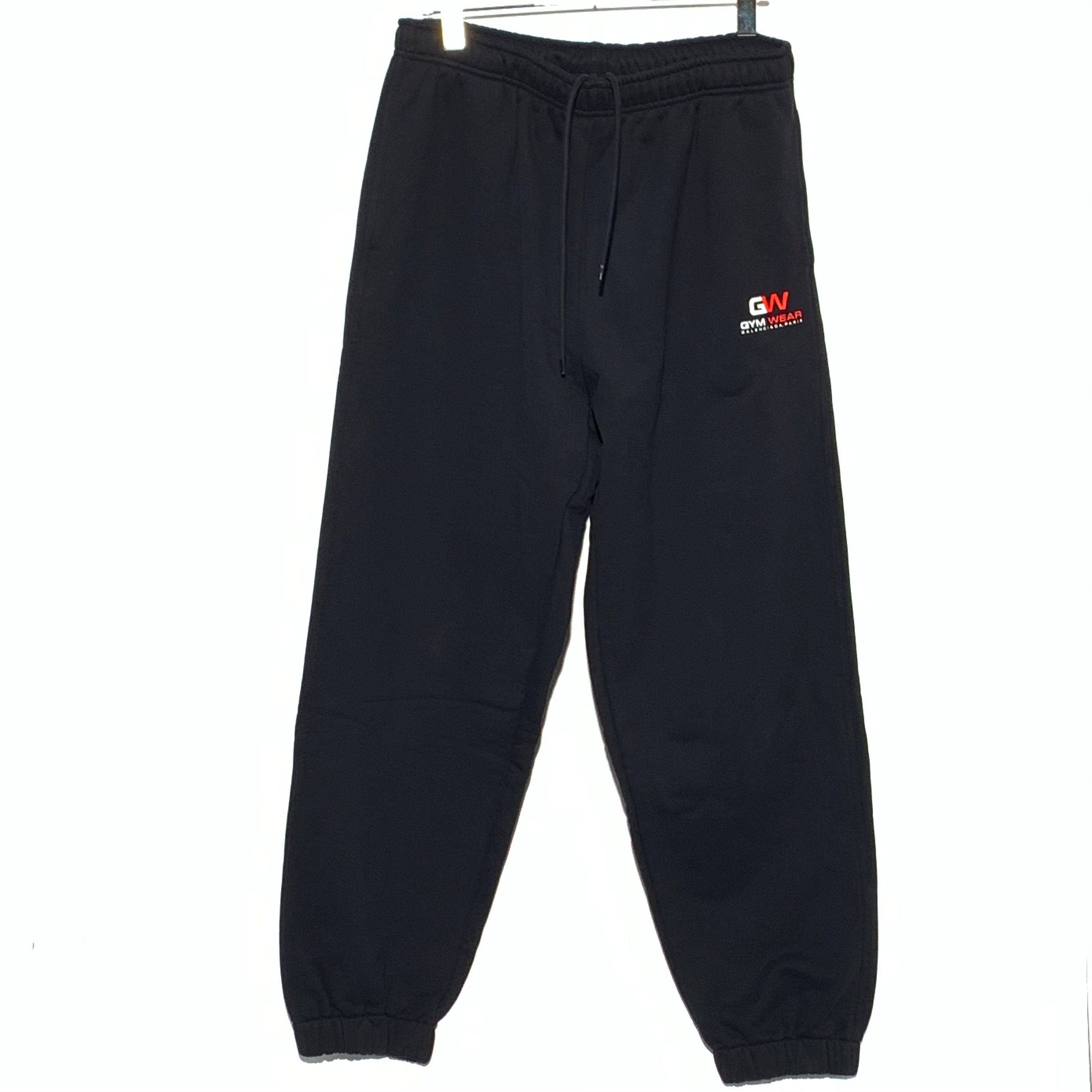 Balenciaga Gym Work Sweat Pants Black 