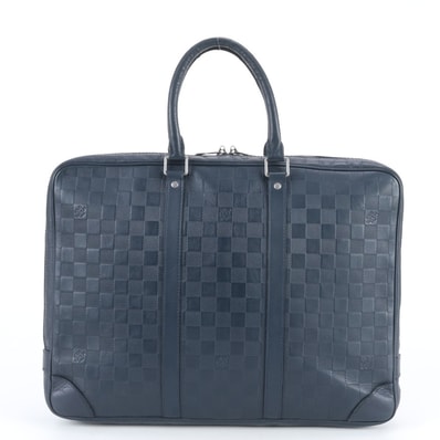 ルイヴィトン ダミエ アンフィニ ポルト ドキュマン ヴォワヤージュ