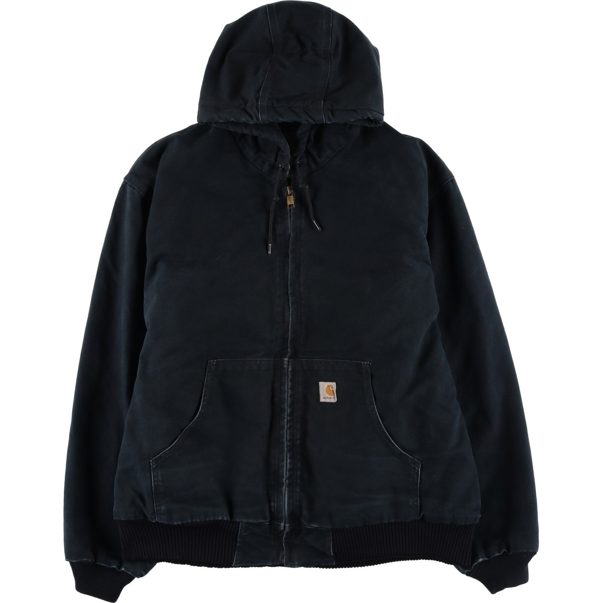 古着 00年代 カーハート Carhartt アクティブジャケット 中綿入り ダックフルジップパーカー USA製 メンズXL相当/eaa613336