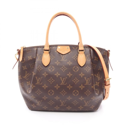 ルイ・ヴィトン LOUIS VUITTON テュレンPM 2WAY ハンドバッグ バッグ PVCコーティングキャンバス レザー モノグラム レディース ブラウン系 M48813 【中古】