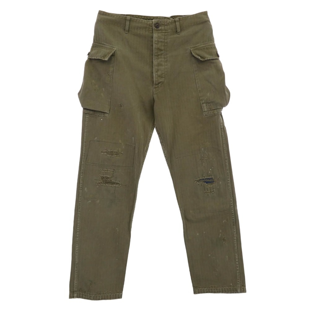 VISVIM ビズビム カーゴパンツ 118105008010 0118105008010 VETERANS PANTS CRASH ベテランズ クラッシュ カーゴ パンツ カーキ系 2【中古】