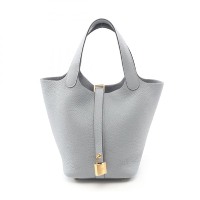 エルメス HERMES ピコタンロックPM ハンドバッグ バッグ レザー トリヨンクレマンス トリヨンクレマンス K刻印(2025年製造) レディース グレー系 グリパンタン 【中古】