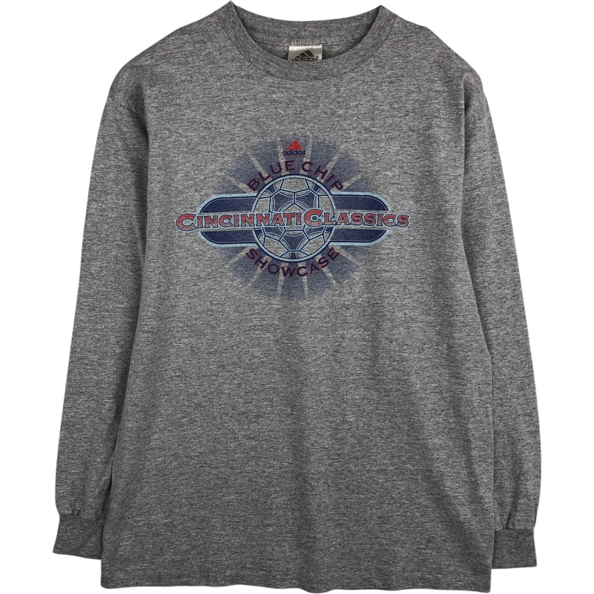 古着 アディダス adidas ロングTシャツ ロンT S メンズS相当/eaa630608