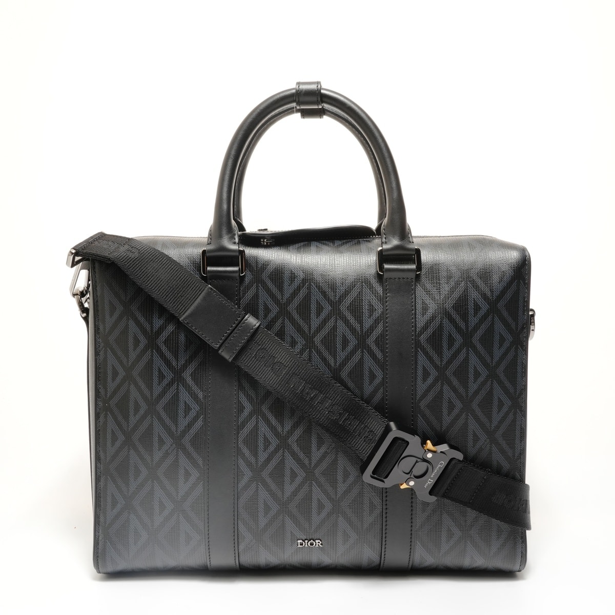 ディオール Dior ランゴCDダイヤモンド 2WAYビジネスバッグ ハンドバッグ【中古】