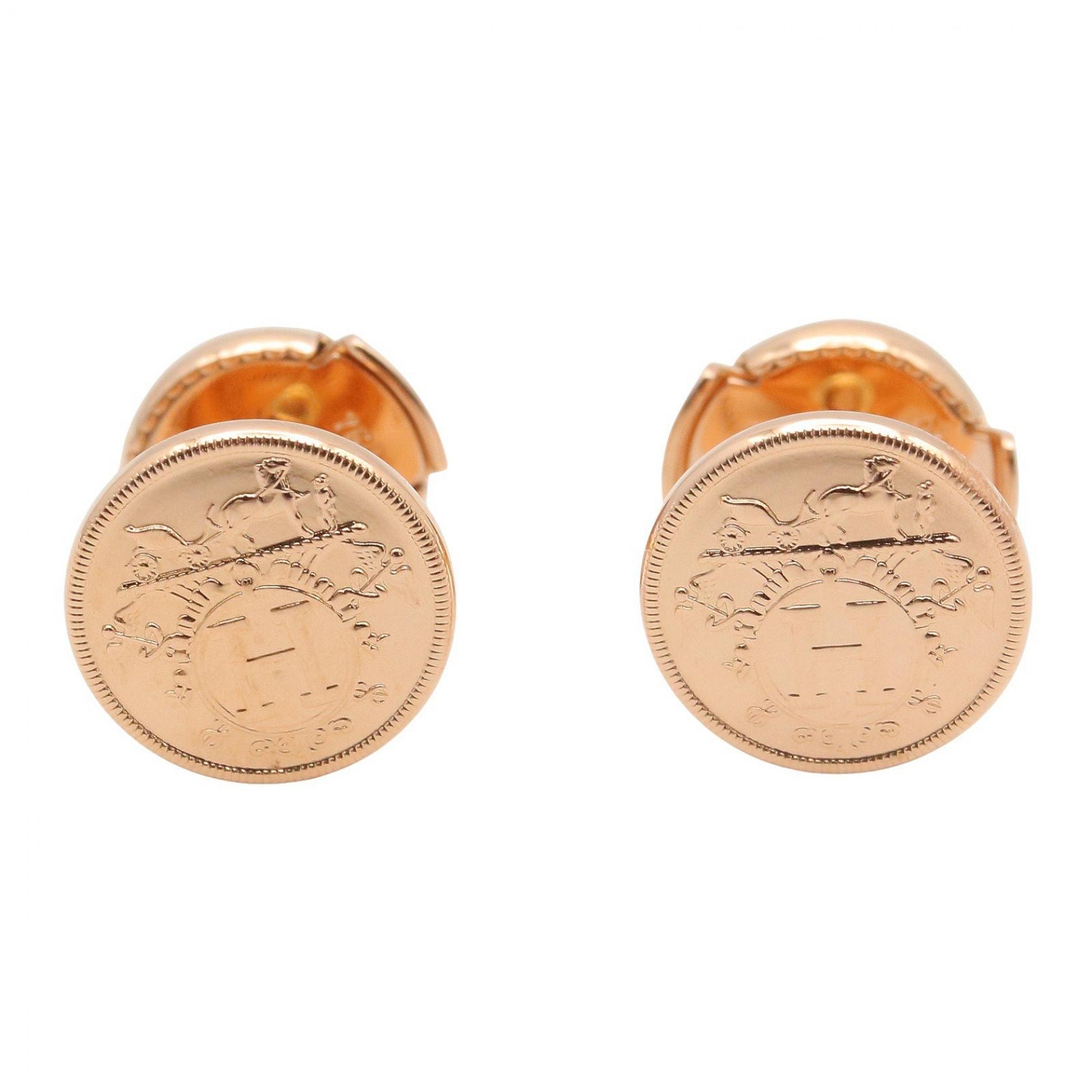エルメス HERMES エクスリブリス TPM ピアス ピアス ジュエリー K18PG(ピンクゴールド) ゴールド レディース ゴールド系 【中古】