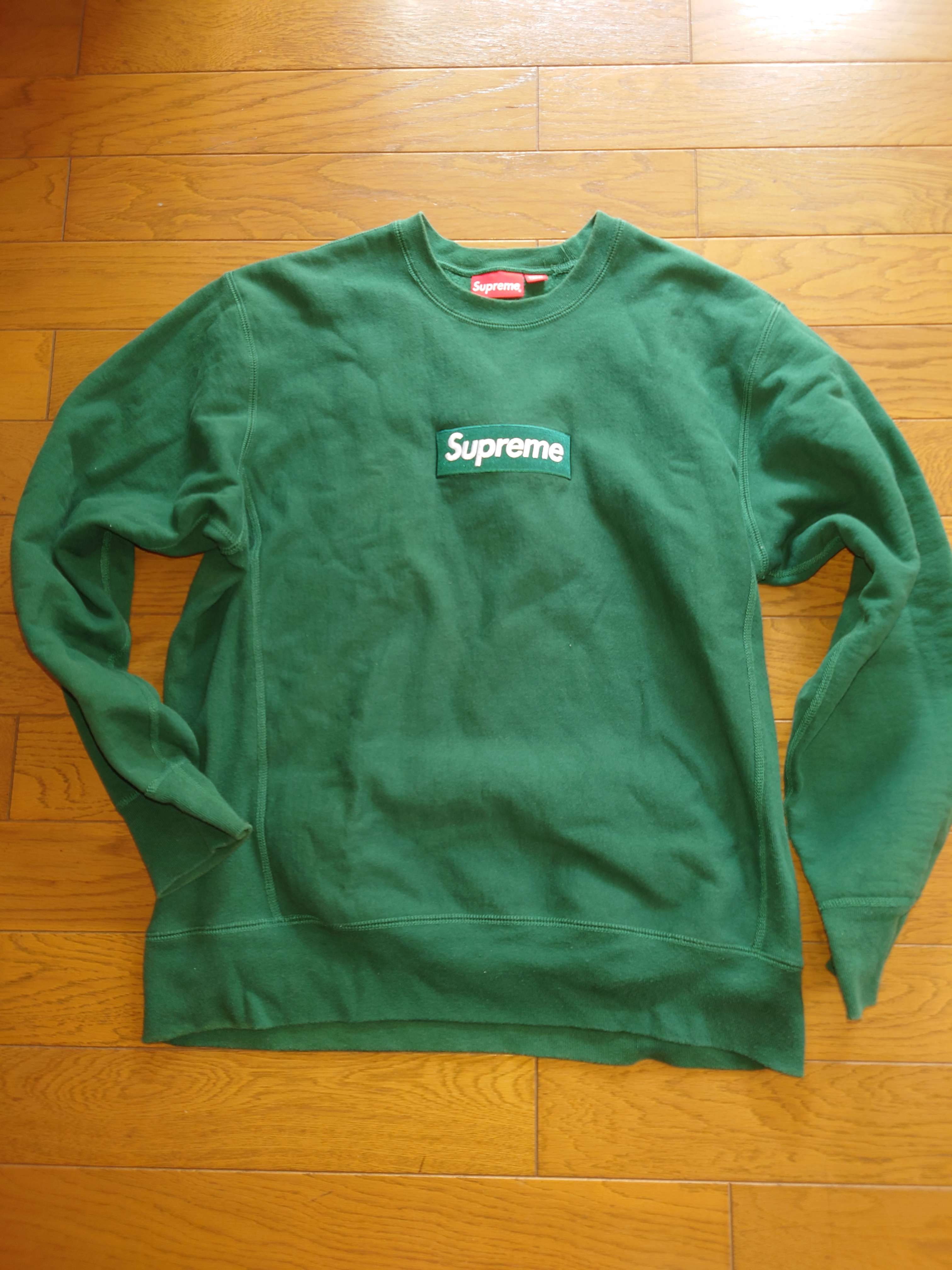 Supreme Box Logo Crewneck Sweatshirt "Green" (18FW)