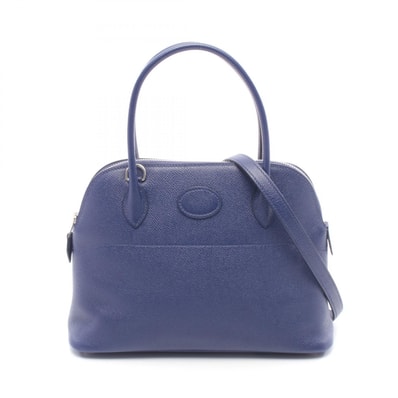 エルメス HERMES ボリード27 ハンドバッグ バッグ レザー ヴォーエプソン ブルーアンクル D刻印(2019年製造) レディース ブルー系 【中古】
