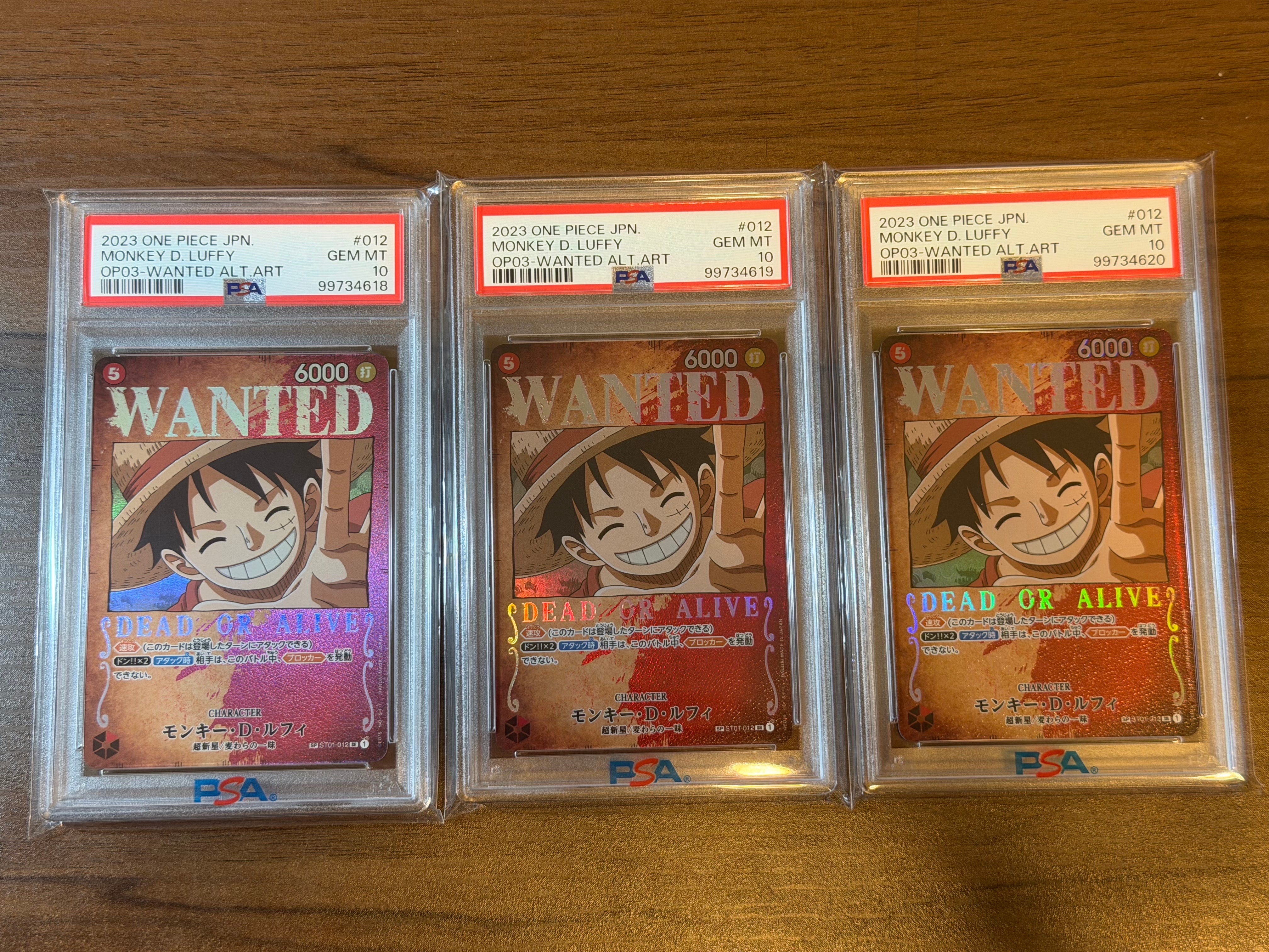 PSA10】モンキー・D・ルフィ：手配書 SR-SPC [ST01-012](ブースター