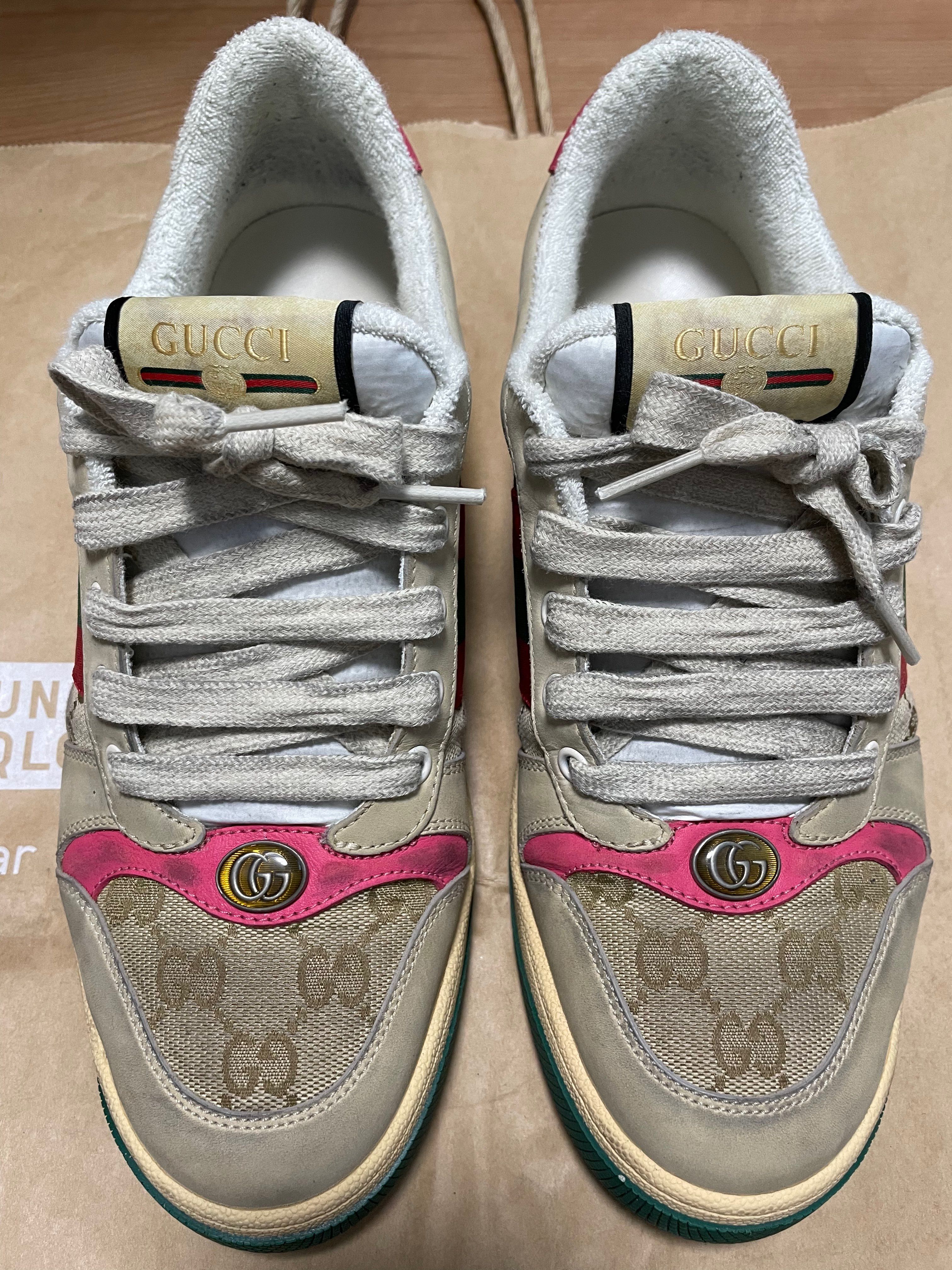 〔スクリーナー〕 GGキャンバス&レザー スニーカー