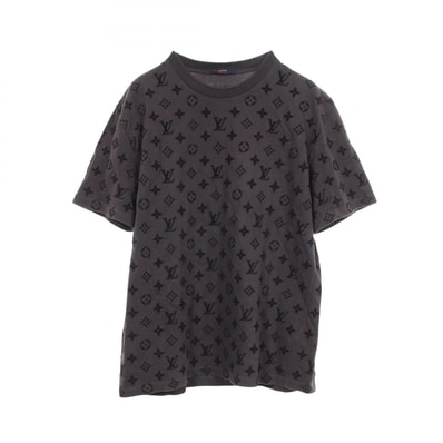 ルイ・ヴィトン LOUIS VUITTON モノグラム フックアンドループ 半袖Tシャツ 衣料品 トップス コットン メンズ グレー系 RM201 JYH HIY74W 【中古】