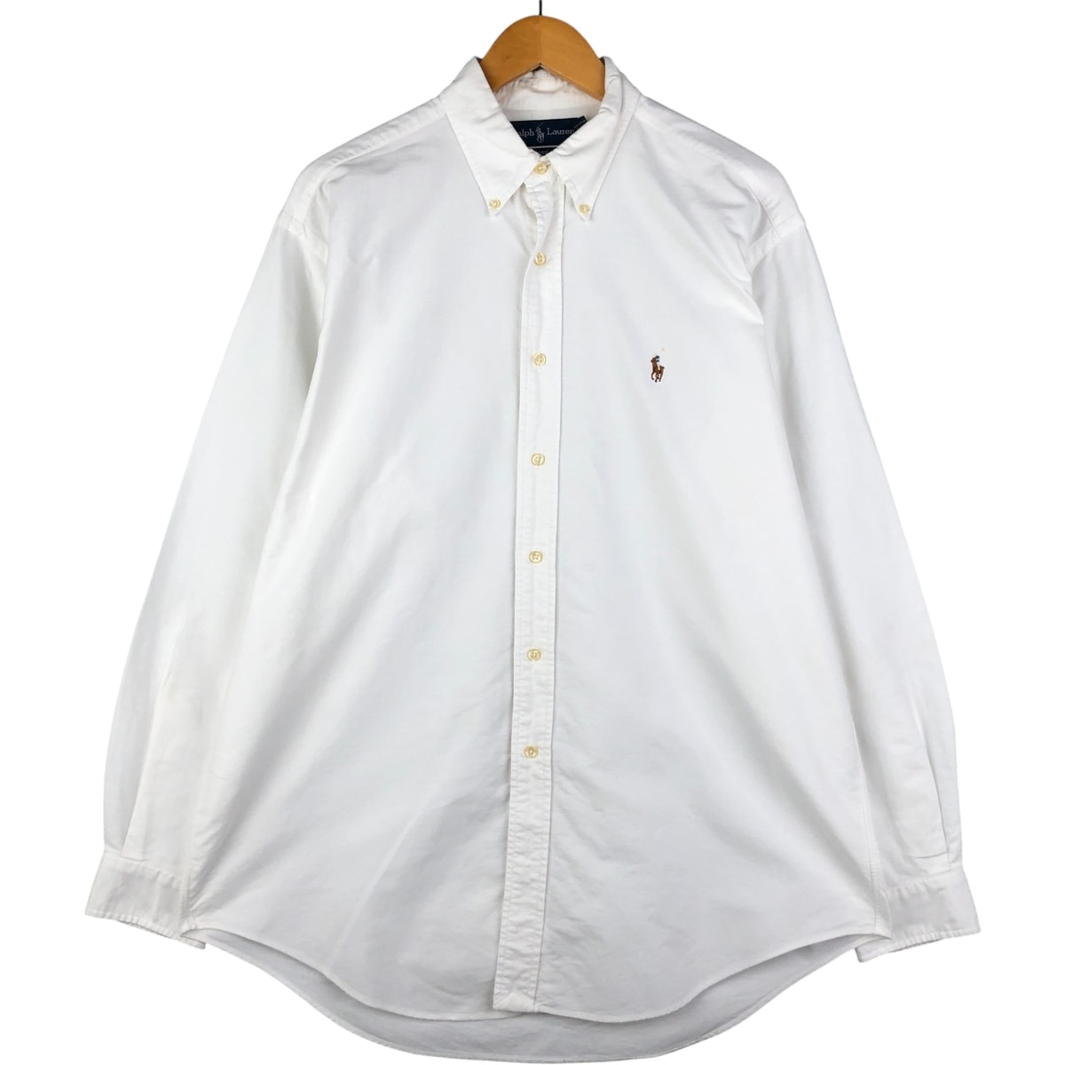 古着 ラルフローレン Ralph Lauren CLASSIC FIT クラシックフィット 長袖 ボタンダウンシャツ メンズL相当/eaa592792
