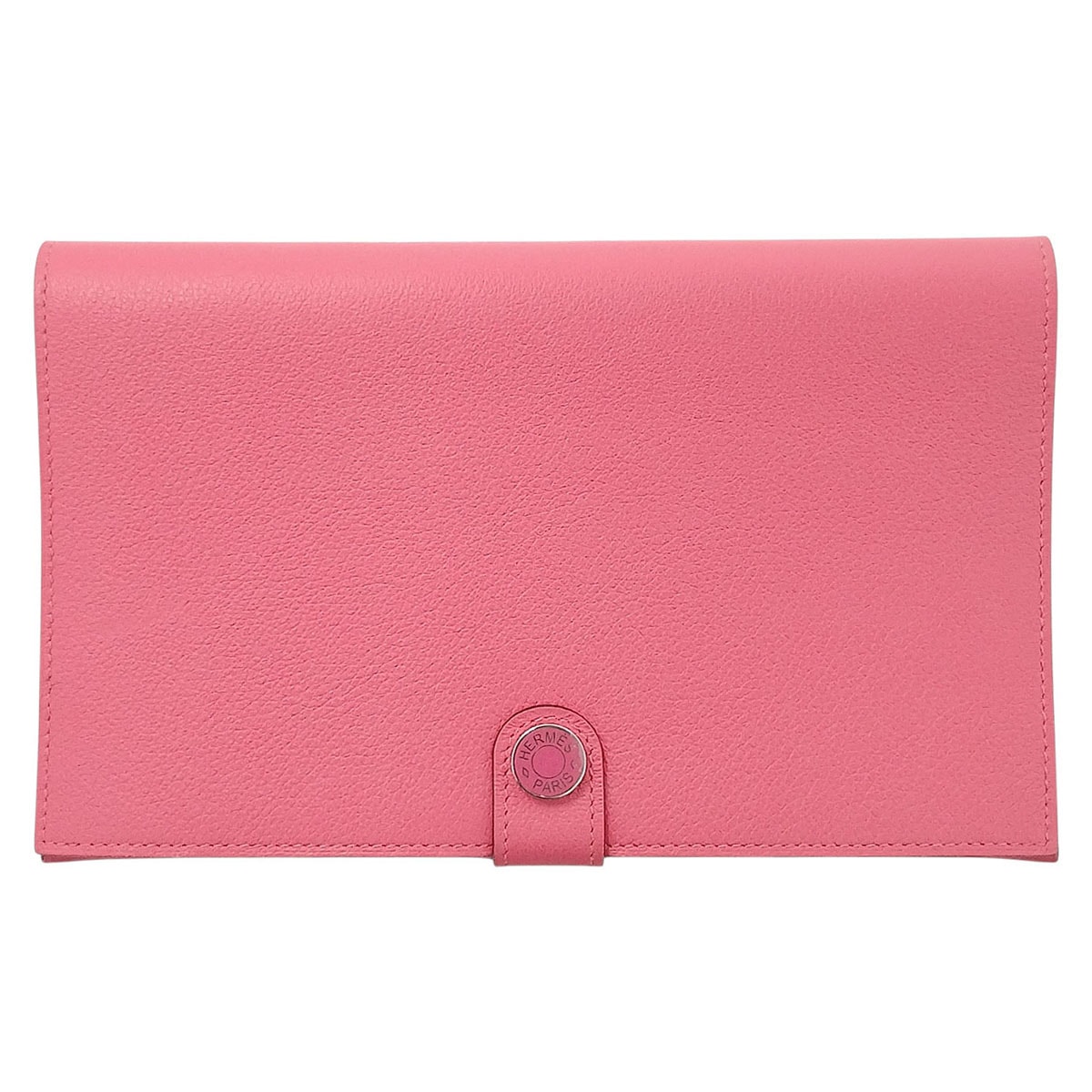 HERMES エルメス R.M.S トゥタンマン 長財布 エバーカラー ピンク W刻印  レディース【中古】