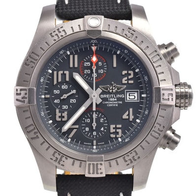 ブライトリング BREITLING E13383 アベンジャー バンディット クロノグラフ グレー 自動巻き メンズ 美品 内箱付き 腕時計 I#148038