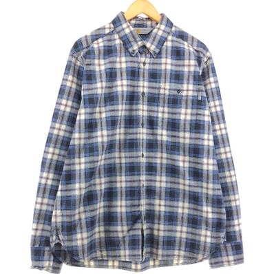 古着 カーハート Carhartt チェック柄 長袖 ワークシャツ メンズXL相当/eaa555847