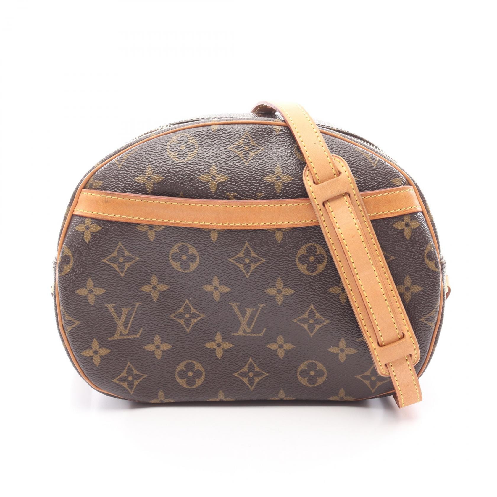 ルイ・ヴィトン LOUIS VUITTON ブロワ ショルダーバッグ バッグ PVCコーティングキャンバス レザー モノグラム レディース ブラウン系 M51221 【中古】