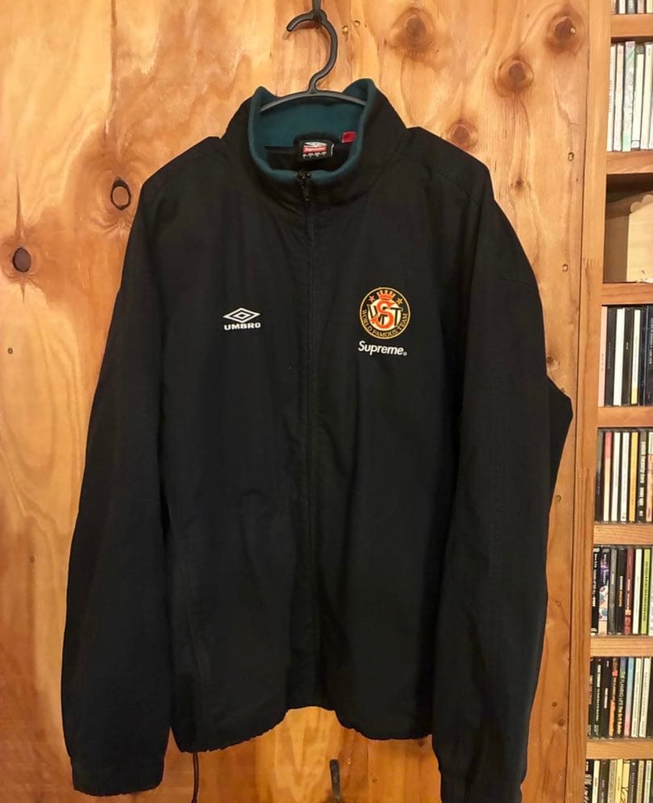 Supreme x Umbro Cotton Ripstop Track Jacket "Black"