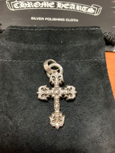 Chrome Hearts Philigree Cross Pendant XS with / Plain Bail "Silver"