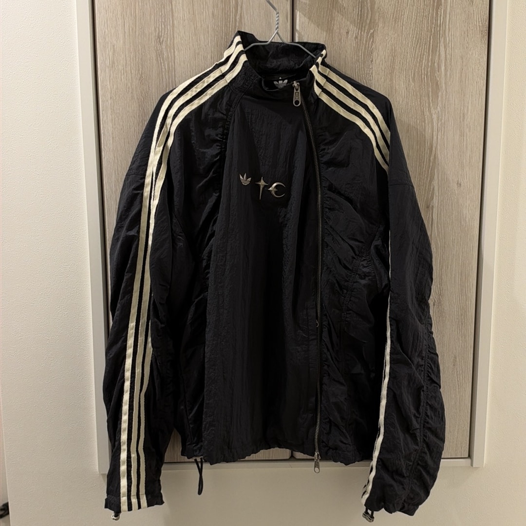 adidas x Thug Club Woven Track Top "Black/Silver Metallic"