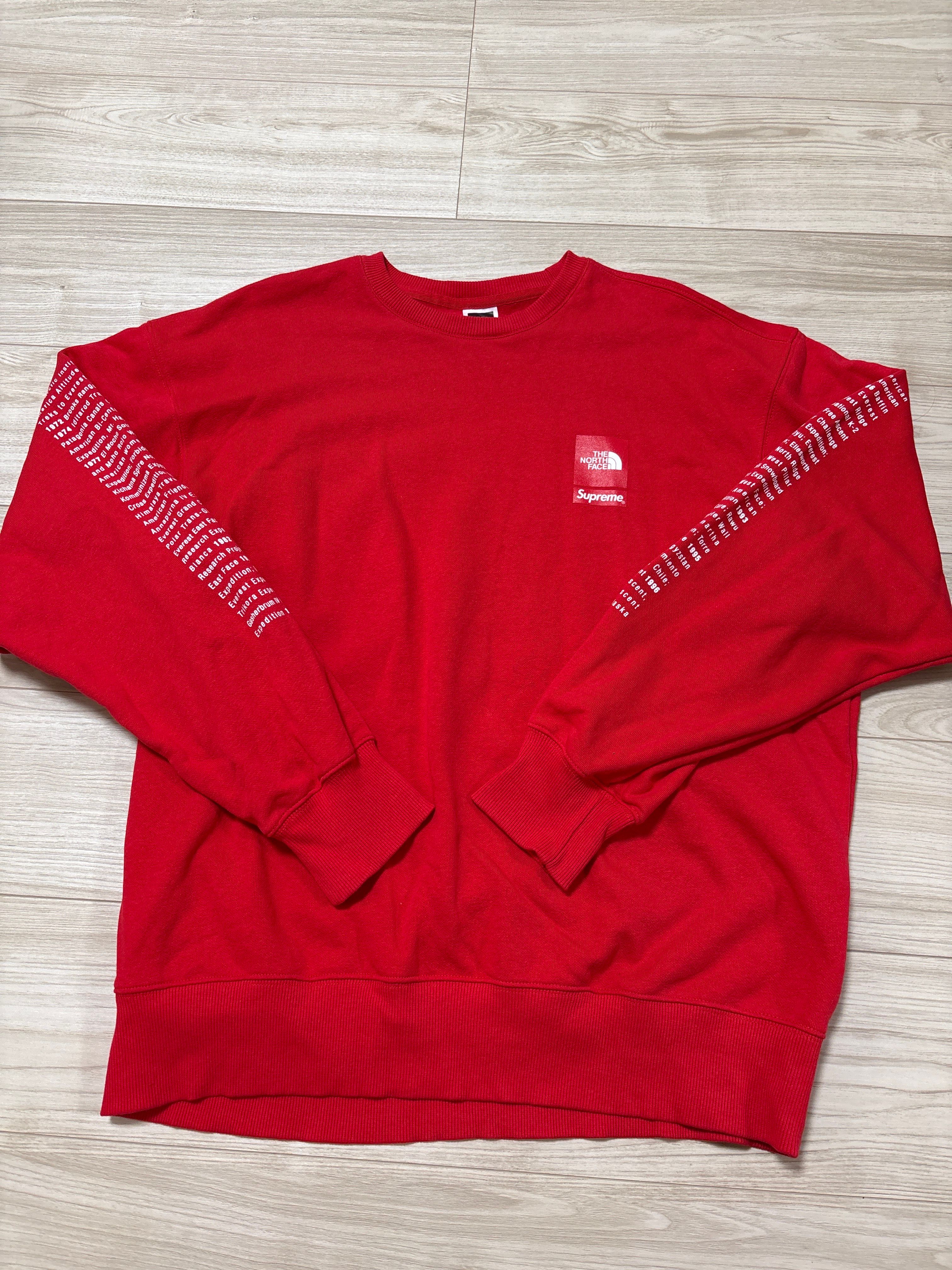 Supreme x The North Face Crewneck "Red"
