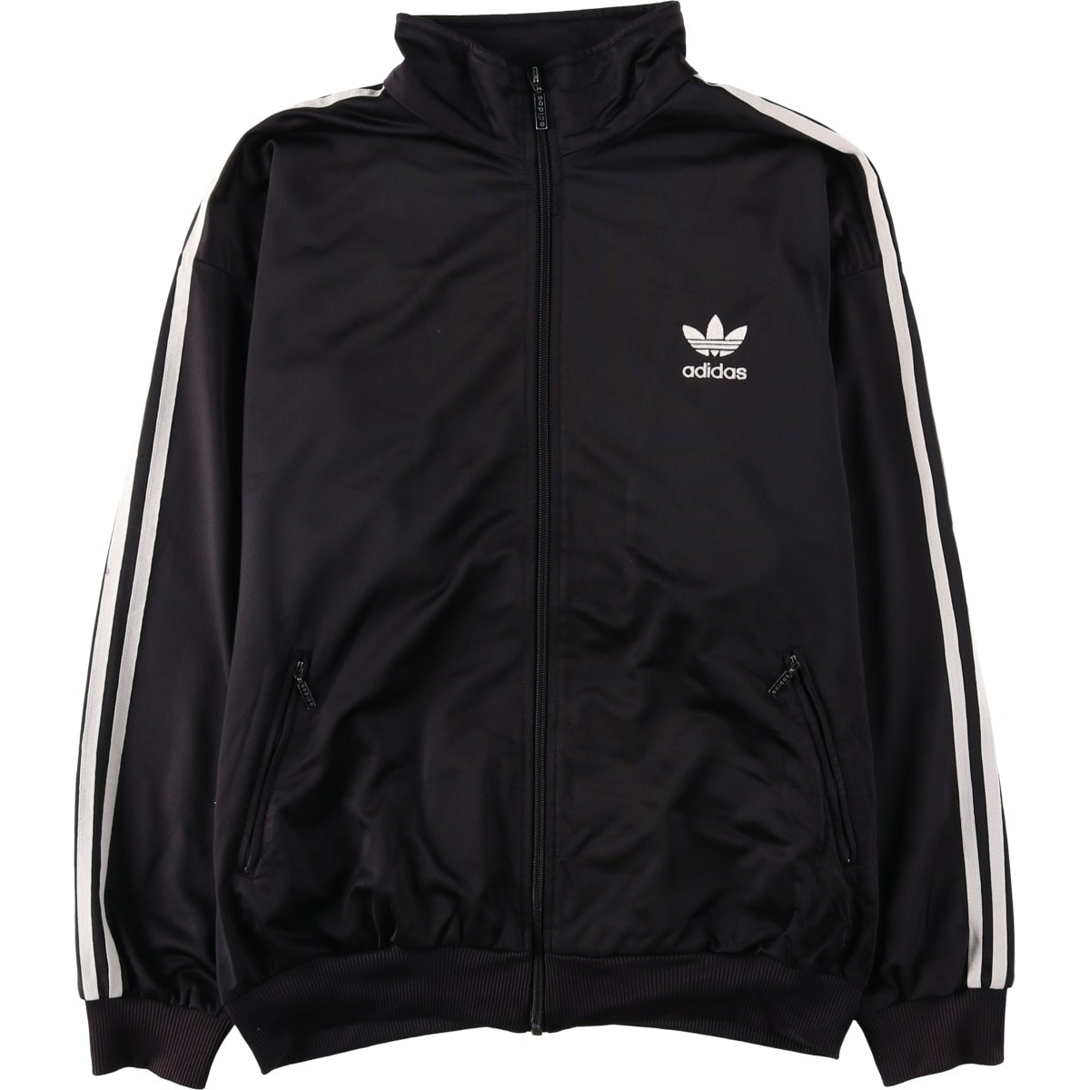 古着 80~90年代 アディダス adidas トレフォイルロゴ ジャージ トラックジャケット メンズL相当 ヴィンテージ/eaa634542