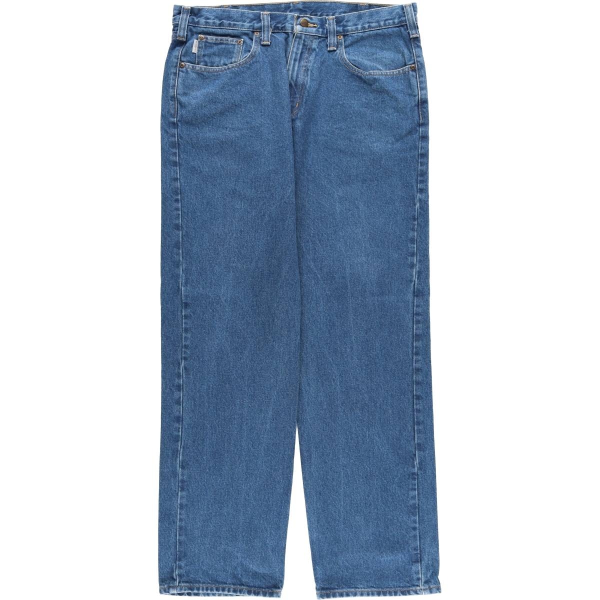 古着 カーハート Carhartt RELAXED FIT テーパードデニムパンツ メンズw37相当/eaa617216