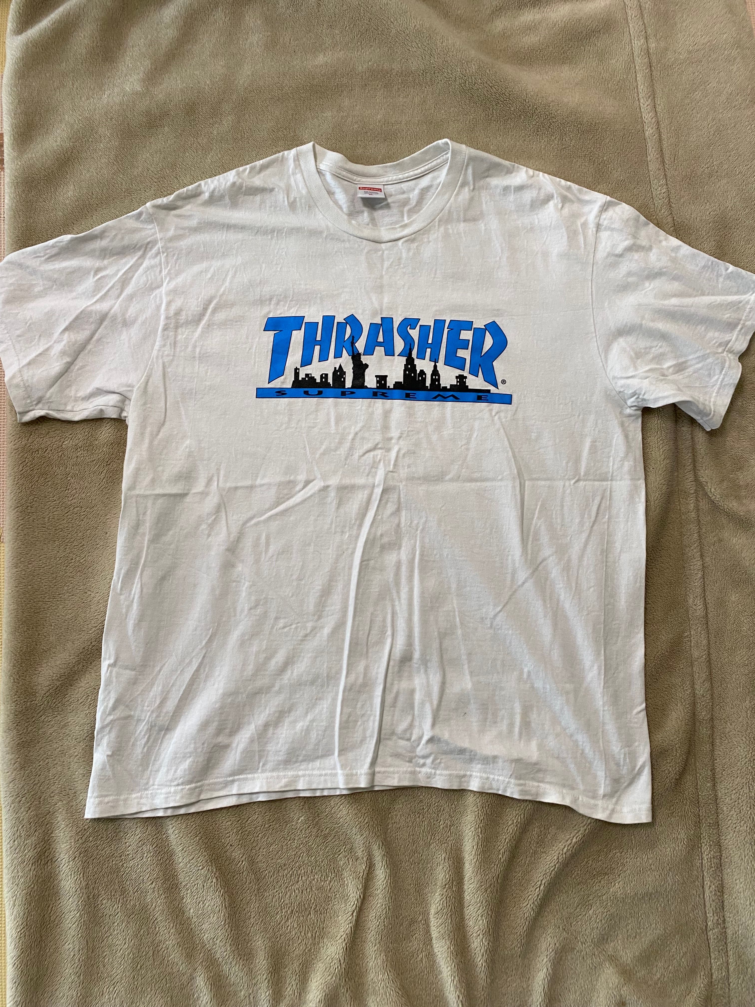 Supreme / Thrasher® Skyline Tee "White"