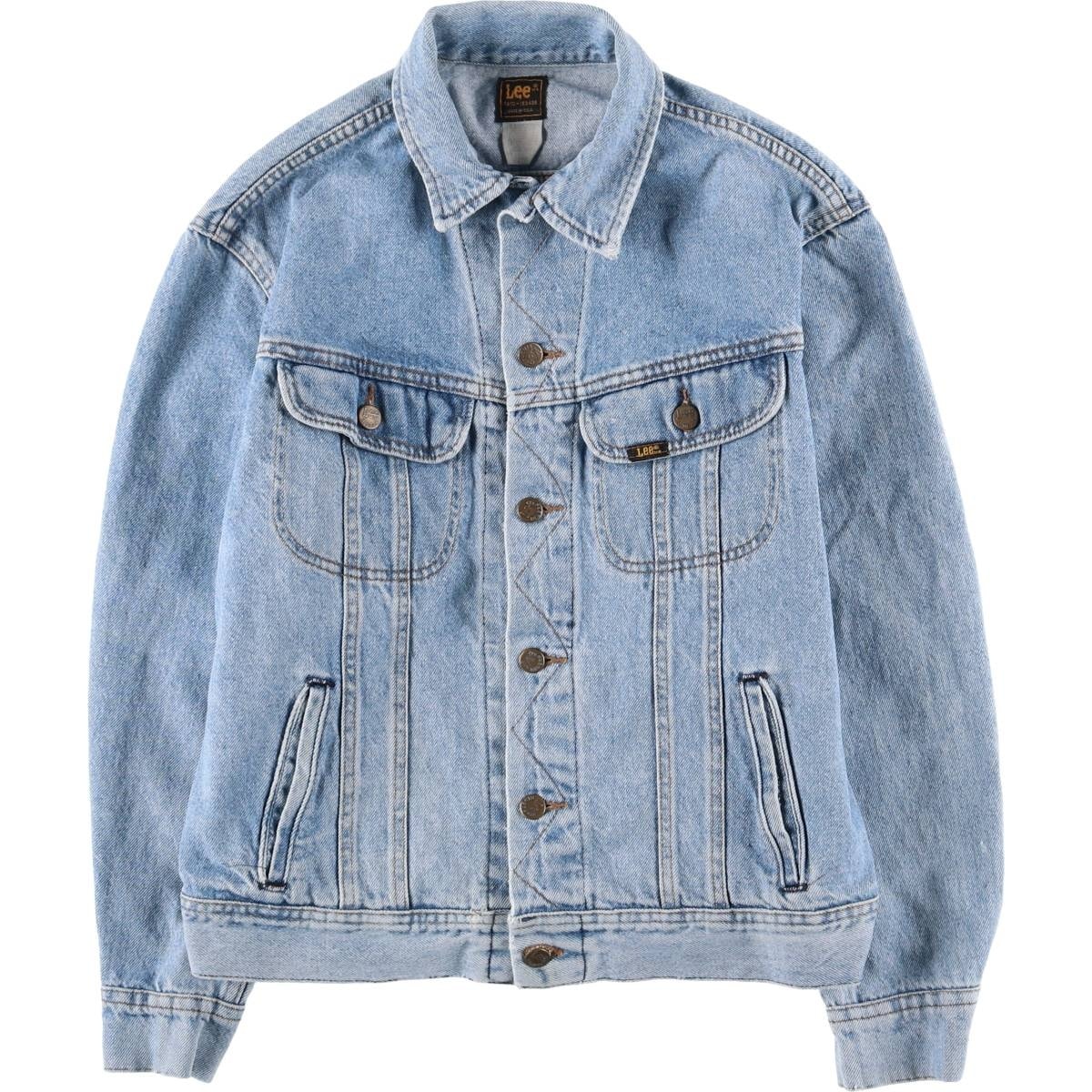 古着 80~90年代 リー Lee デニムジャケット Gジャン USA製 メンズL相当 ヴィンテージ/eaa597756